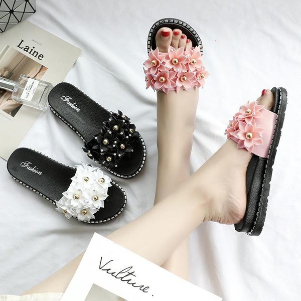slippers 2021 summer women fashion pearl design elegant flat shoes korean version beige low heel ladies flip flop casual, Black
slippers 2021 summer women fashion pearl design elegant flat shoes korean version beige low heel ladies flip flop casual, Black
