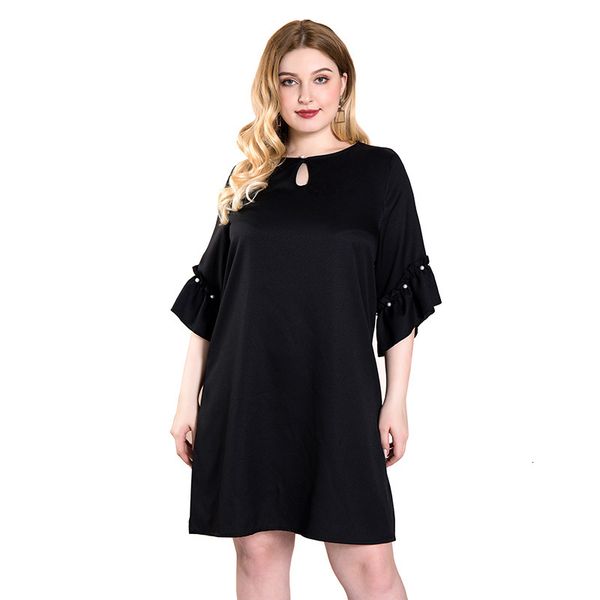2021 new large size black elegant women's es female office oversize ruffles chiffon clothes summer wear petal half sleeve bead 7u4f, Black;gray
2021 new large size black elegant women's es female office oversize ruffles chiffon clothes summer wear petal half sleeve bead 7u4f, Black;gray