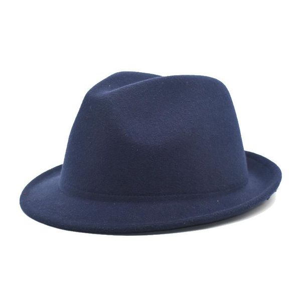 wide brim hats ladies' black woolen fedoras hat retro men's english harajuku big eave simple back edge jazz, Blue;gray
wide brim hats ladies' black woolen fedoras hat retro men's english harajuku big eave simple back edge jazz, Blue;gray