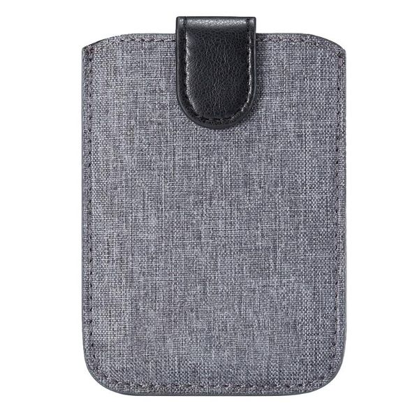 card holders wallet holder pouch phone back fashion portable adhesive case universal canvas stick on pocket coin credit, Brown;gray
card holders wallet holder pouch phone back fashion portable adhesive case universal canvas stick on pocket coin credit, Brown;gray