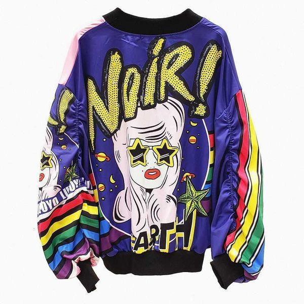 new fashion printing jacket women loose baseball uniform female bomber jacket long sleeve casual basic coat womens jackets girl ln0y#, Black;brown
new fashion printing jacket women loose baseball uniform female bomber jacket long sleeve casual basic coat womens jackets girl ln0y#, Black;brown