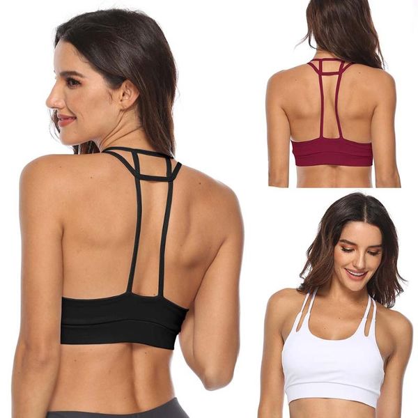 gym clothing running fitness yoga vest female sense of thin belt beauty back bra sweat-absorbent and quick-drying sports underwear, White;black
gym clothing running fitness yoga vest female sense of thin belt beauty back bra sweat-absorbent and quick-drying sports underwear, White;black