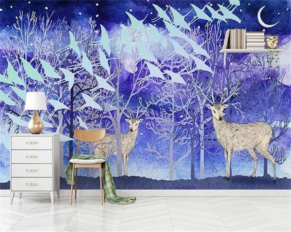 wallpapers 3d digital print wallpaper nordic elk forest bird landscape background wall customized advanced waterproof
wallpapers 3d digital print wallpaper nordic elk forest bird landscape background wall customized advanced waterproof
