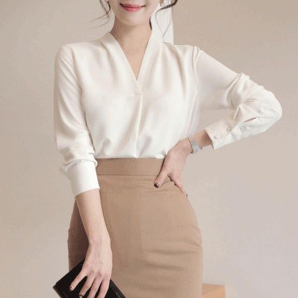 women's blouses & shirts ladies office chiffon shirt women blouse fashion v-neck long sleeve white female casual spring blusas mujer
women's blouses & shirts ladies office chiffon shirt women blouse fashion v-neck long sleeve white female casual spring blusas mujer