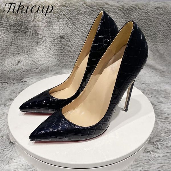 dress shoes tikicup black plaid embossed women pointy high heels ladies slip on party chic designer stiletto pumps 33-45
dress shoes tikicup black plaid embossed women pointy high heels ladies slip on party chic designer stiletto pumps 33-45