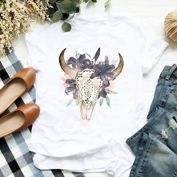 flower animal heifer bull vintage womens t shirts print clothing tee clothes graphic, White
flower animal heifer bull vintage womens t shirts print clothing tee clothes graphic, White