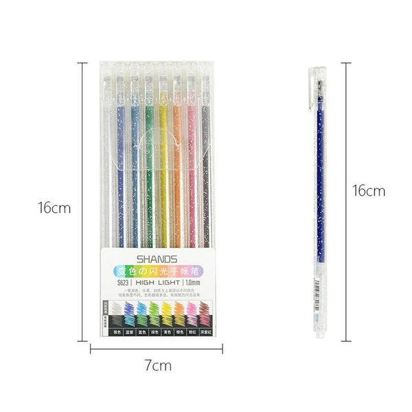 8pcs/set 1.0mm lovely gel pen colorful highlighter for kids glitter pen painting doodling art markers school st qylynj
8pcs/set 1.0mm lovely gel pen colorful highlighter for kids glitter pen painting doodling art markers school st qylynj