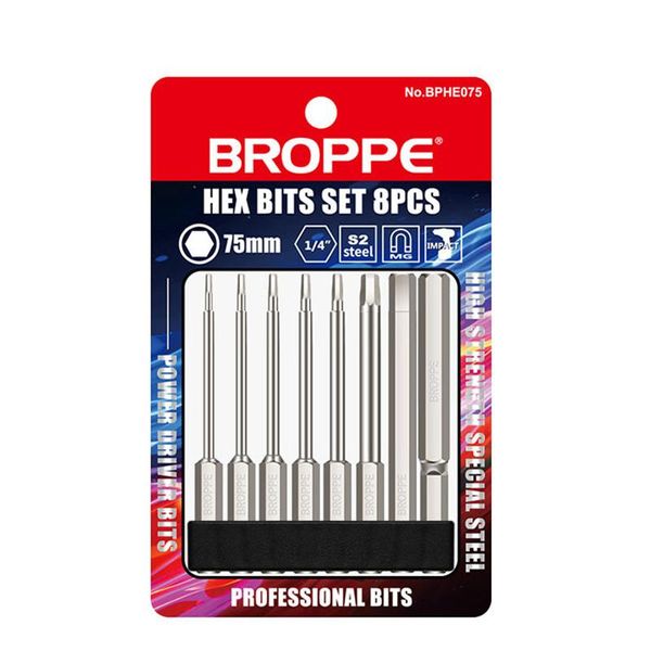 hand tools 8pcs 1/4" 75mm hex screwdriver bits 1.5-8mm magnetic electronic drill s2 steel hexagonal screw driver bit set power
hand tools 8pcs 1/4" 75mm hex screwdriver bits 1.5-8mm magnetic electronic drill s2 steel hexagonal screw driver bit set power