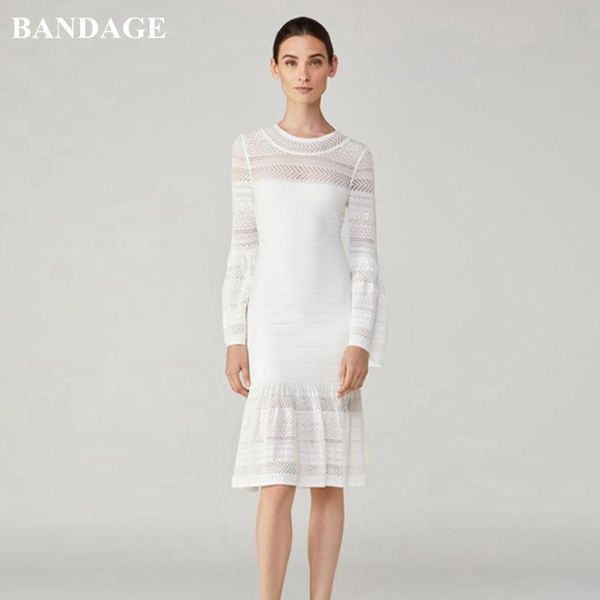 casual dresses bandage chic autumn rayon women dress black white lace vestidos long sleeve midi wedding party hl, Black;gray
casual dresses bandage chic autumn rayon women dress black white lace vestidos long sleeve midi wedding party hl, Black;gray