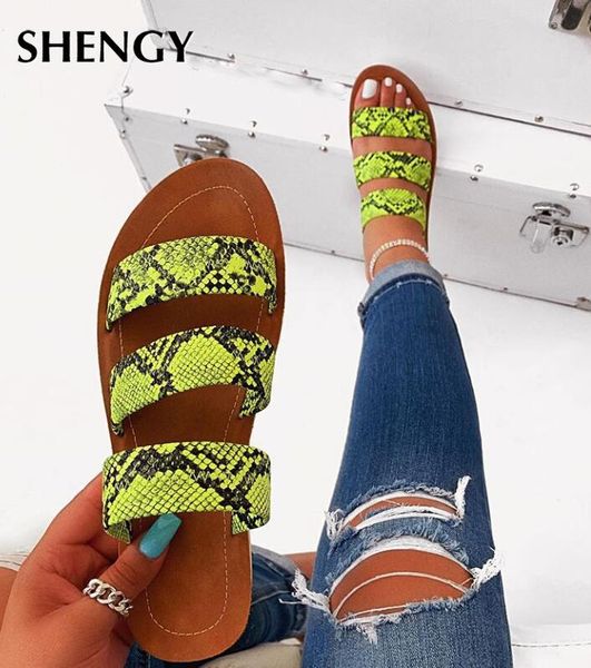 shengy women sandals snakeskin pattern ladies flat single shoes female fashion 2021 spring summer plus-size, Black
shengy women sandals snakeskin pattern ladies flat single shoes female fashion 2021 spring summer plus-size, Black