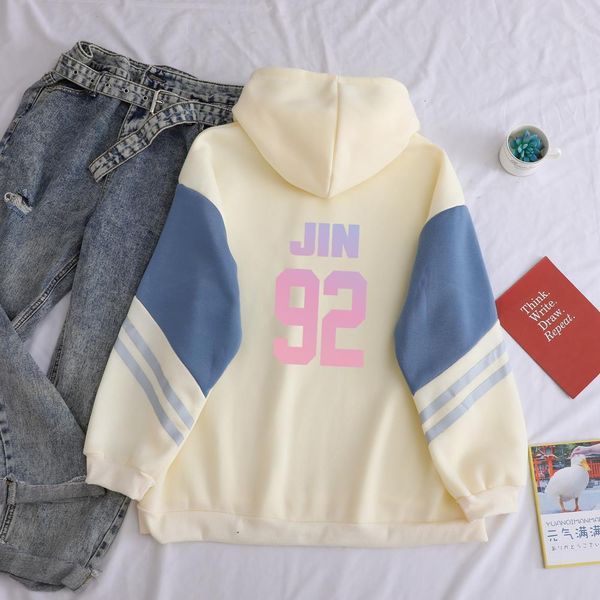 bangtan boys hoodies women korean kpop jungkook suga jimin v rap monster jin j-hope fleece spell color patchwork sweatshirt, Black
bangtan boys hoodies women korean kpop jungkook suga jimin v rap monster jin j-hope fleece spell color patchwork sweatshirt, Black