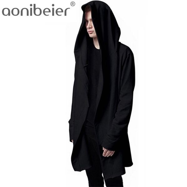 aonibeier men hooded sweatshirts with black gown hip hop mantle hoodies fashion jacket long sleeves cloak man's coats outwear 201113
aonibeier men hooded sweatshirts with black gown hip hop mantle hoodies fashion jacket long sleeves cloak man's coats outwear 201113