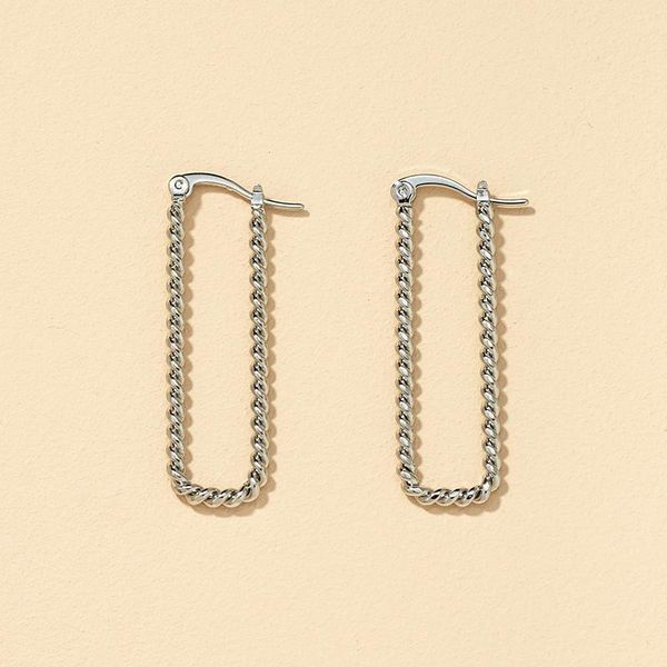 dangle & chandelier classic twist texture metal earrings for women geometric u-shaped zinc alloy wedding party jewelry accessories, Silver
dangle & chandelier classic twist texture metal earrings for women geometric u-shaped zinc alloy wedding party jewelry accessories, Silver