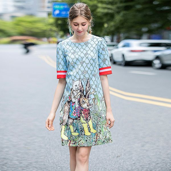 runway summer new women's elegant party vintage chic animal floral print loose dress 3how, Black;gray
runway summer new women's elegant party vintage chic animal floral print loose dress 3how, Black;gray