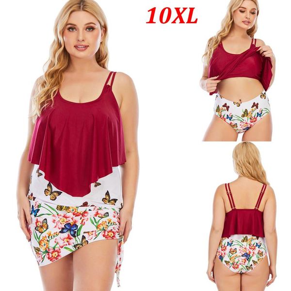 one-piece suits plus size 10xl swimwear women bikini 2021 retro ruffle set floral print tankini push up swimsuit mujer bathing suit
one-piece suits plus size 10xl swimwear women bikini 2021 retro ruffle set floral print tankini push up swimsuit mujer bathing suit