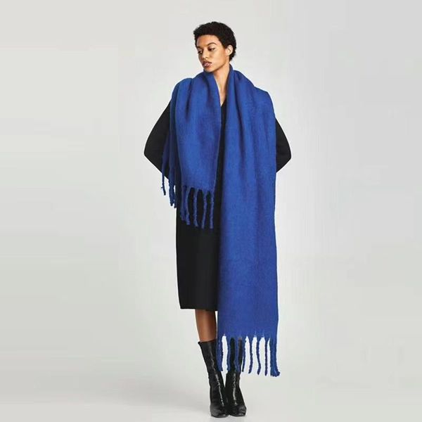 scarves winter scarf women cashmere warm pashmina solid foulard female wraps thick soft bufanda big tassels shawl long stole, Blue;gray
scarves winter scarf women cashmere warm pashmina solid foulard female wraps thick soft bufanda big tassels shawl long stole, Blue;gray