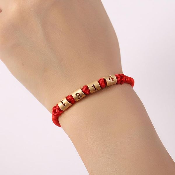 link, chain krasivaya valentine's day gold beads red rope charms bracelet for lover's fashion jewelry, Black
link, chain krasivaya valentine's day gold beads red rope charms bracelet for lover's fashion jewelry, Black