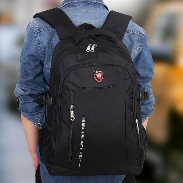 waterproof solid large backpack men lapbags black backpack man travel teenager bookbag oxford
waterproof solid large backpack men lapbags black backpack man travel teenager bookbag oxford