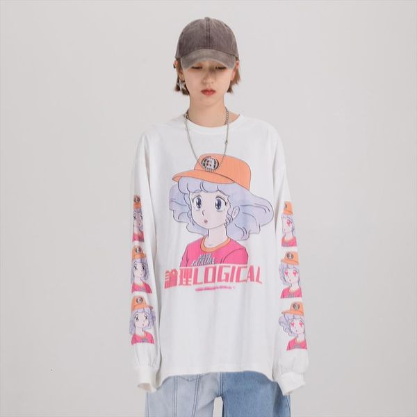 japanese harajuku streetwear couple mens anime funny long sleeve tee spring fashion graphic tees men clothing, White;black
japanese harajuku streetwear couple mens anime funny long sleeve tee spring fashion graphic tees men clothing, White;black
