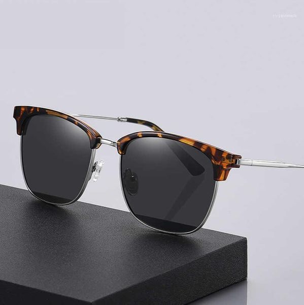sunglasses men polarized mode square frame designer driving for women goggle uv400, White;black
sunglasses men polarized mode square frame designer driving for women goggle uv400, White;black