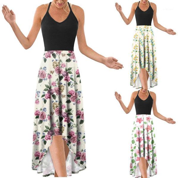 skirts clothing women's sleeveless casual floral printing beach long maxi loose dress ladies elegant vestidos mujer femme robe, Black
skirts clothing women's sleeveless casual floral printing beach long maxi loose dress ladies elegant vestidos mujer femme robe, Black