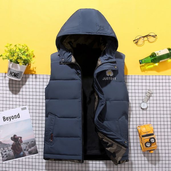 autumn and winter 2021 korean jacket thickened down cotton warm vest sleeveless men's fashion, Black;white
autumn and winter 2021 korean jacket thickened down cotton warm vest sleeveless men's fashion, Black;white