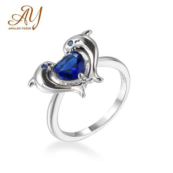 cluster rings anillos yuzuk 925 silver two dolphins with zircon for women girls cz crystal mosaic jewelry valentine's gift, Golden;silver
cluster rings anillos yuzuk 925 silver two dolphins with zircon for women girls cz crystal mosaic jewelry valentine's gift, Golden;silver