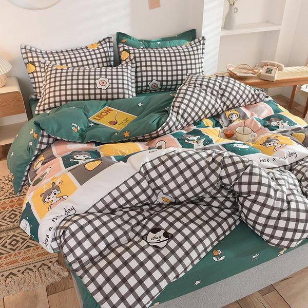 bedding sets fashion simple home textile 3/4pcs set pure cotton single happy day design comfortable soft nordic style oceania
bedding sets fashion simple home textile 3/4pcs set pure cotton single happy day design comfortable soft nordic style oceania