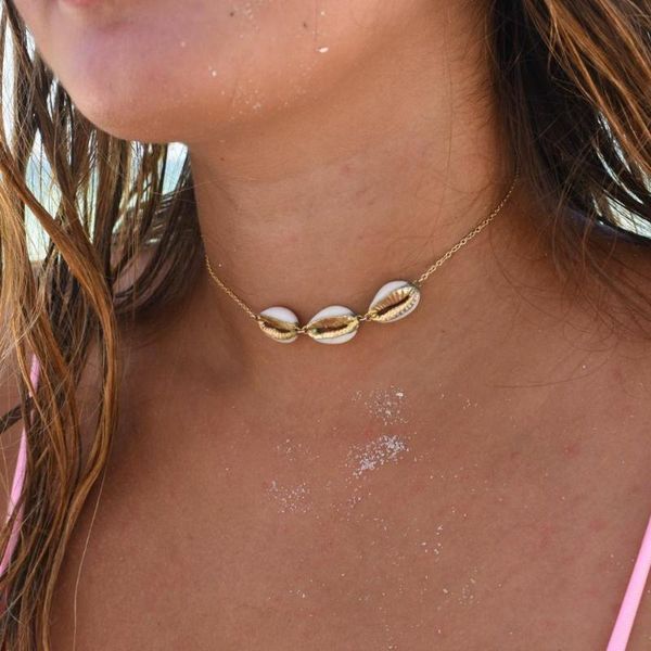pendant necklaces gold beach cowrie shell collar statement chain neckalce for women 2021 choker fashion jewelry accessories gift wholesale, Silver
pendant necklaces gold beach cowrie shell collar statement chain neckalce for women 2021 choker fashion jewelry accessories gift wholesale, Silver