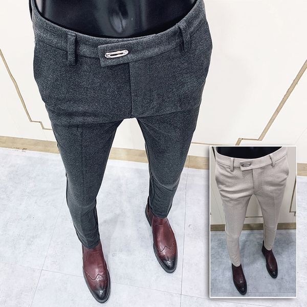2021 new ny slim woolen business affairs man leisure time trousers pantalon costume avpd, Black
2021 new ny slim woolen business affairs man leisure time trousers pantalon costume avpd, Black