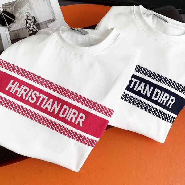 Tops Shirt Summer d Family Short Loose White Round Neck Pullover Letter Korean Sleeve Topsemperament Cotton Topsop Women
Tops Shirt Summer d Family Short Loose White Round Neck Pullover Letter Korean Sleeve Topsemperament Cotton Topsop Women