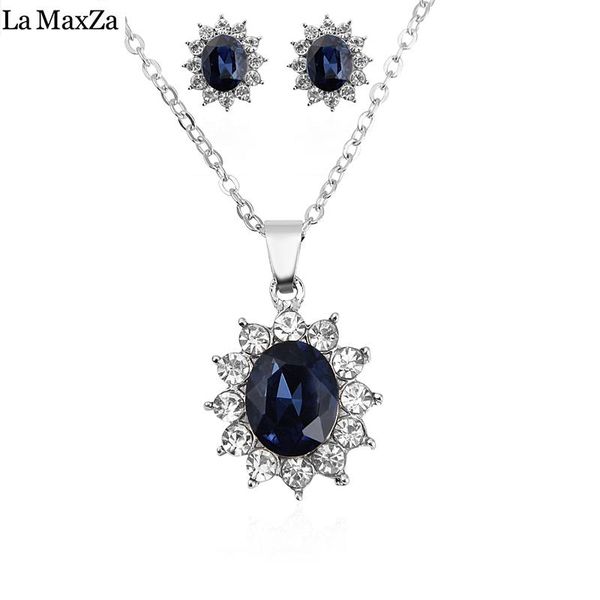 earrings & necklace la maxza jewelry set charm hollow two-piece black sun &suitable for women to wear, Silver
earrings & necklace la maxza jewelry set charm hollow two-piece black sun &suitable for women to wear, Silver