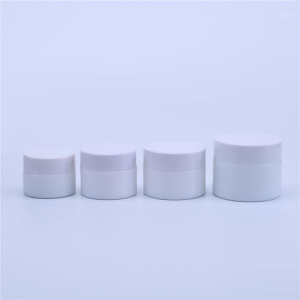 15g 20g 30g 50g white glass cream jars cosmetic packaging with lid plastic caps & inner liners round empty small storage bottles
15g 20g 30g 50g white glass cream jars cosmetic packaging with lid plastic caps & inner liners round empty small storage bottles
