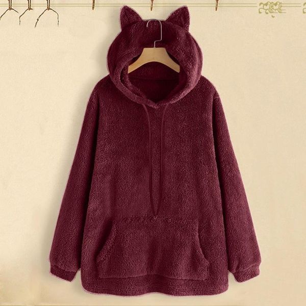 women's hoodies & sweatshirts womens fleece plus size warm plush hoodie long sleeve button blouse sport comfortable pretty stylish, Black
women's hoodies & sweatshirts womens fleece plus size warm plush hoodie long sleeve button blouse sport comfortable pretty stylish, Black