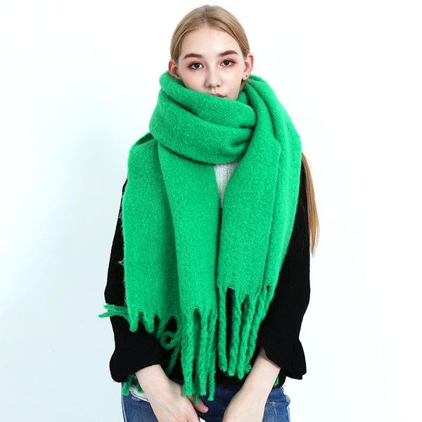 scarves 2021 lady's classic str solid color thick autumn winter couple dual-use shawl long women's scarf, Blue;gray
scarves 2021 lady's classic str solid color thick autumn winter couple dual-use shawl long women's scarf, Blue;gray