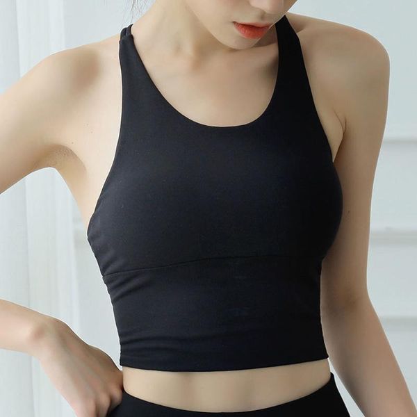 strappy pull-on sports bra with cross back design padded yoga tank fitness underwear for women xrq88, Black;white
strappy pull-on sports bra with cross back design padded yoga tank fitness underwear for women xrq88, Black;white