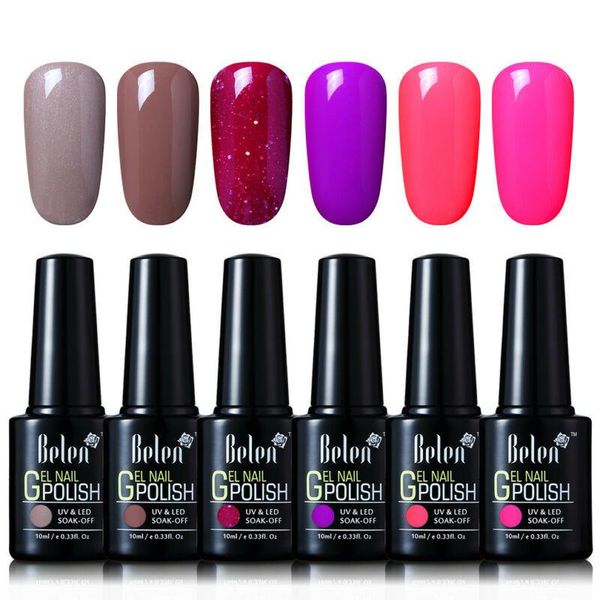 nail gel belen polish set soak off nails varnish primer manicure salon kit, Red;pink
nail gel belen polish set soak off nails varnish primer manicure salon kit, Red;pink