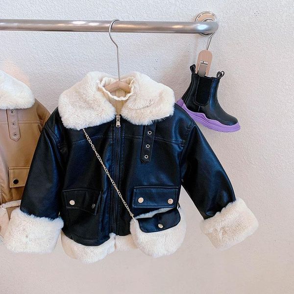 jackets 2021 autumn winter fashion faux fur coats kids baby casual leather korean style girls woolen collar outerwear 3-7 years, Blue;gray
jackets 2021 autumn winter fashion faux fur coats kids baby casual leather korean style girls woolen collar outerwear 3-7 years, Blue;gray