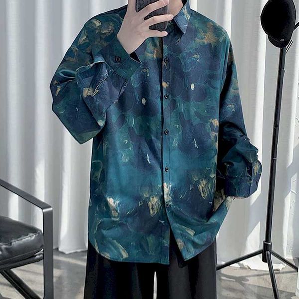 retro print hong kong style round ne shirt mens tide spring and autumn couples wear handsome long-sleeved sunscreen shirt loo, Black
retro print hong kong style round ne shirt mens tide spring and autumn couples wear handsome long-sleeved sunscreen shirt loo, Black