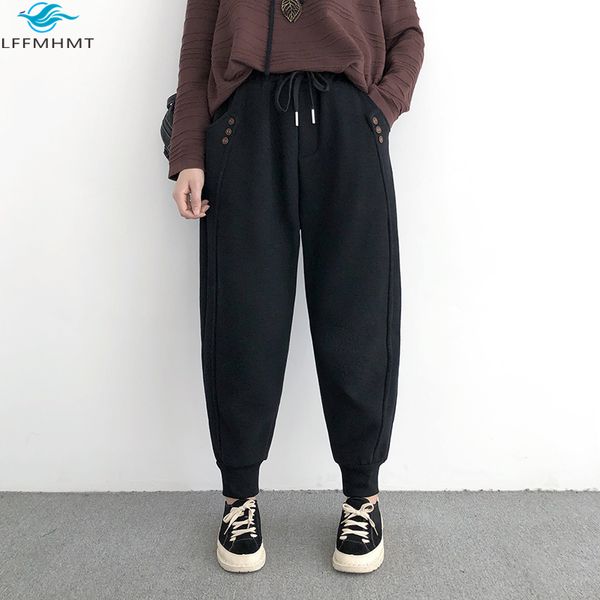 2021 new winter fall fashion women elastic waist solid color sweatpants office lady velvet thicken casual simple trouser gtj3, Black;white
2021 new winter fall fashion women elastic waist solid color sweatpants office lady velvet thicken casual simple trouser gtj3, Black;white