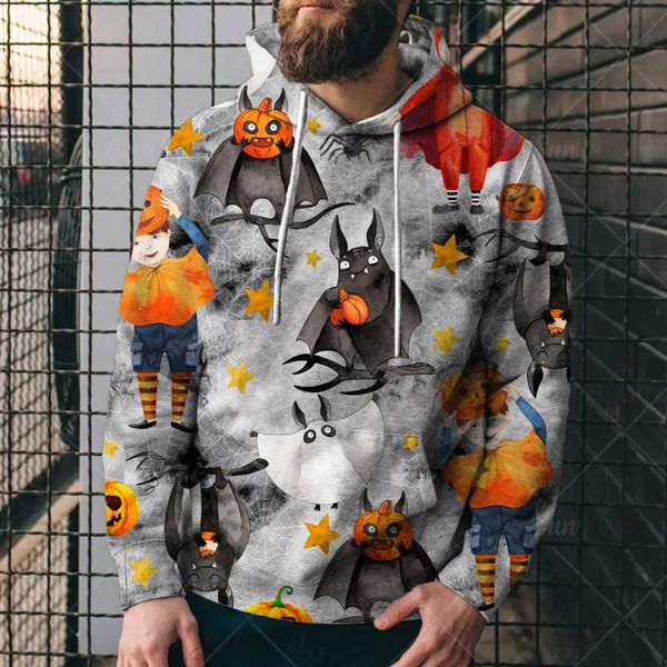 men's hoodies & sweatshirts bat 3d printing halloween digital design casual loose sport comfortable pullover with hat and hoodie, Black
men's hoodies & sweatshirts bat 3d printing halloween digital design casual loose sport comfortable pullover with hat and hoodie, Black