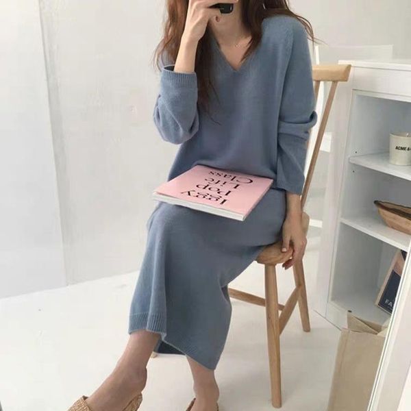 women's sweaters women 2021 autumn winter vintage warm sweater dress female long knitted loose casual jumper pullover y963, White;black
women's sweaters women 2021 autumn winter vintage warm sweater dress female long knitted loose casual jumper pullover y963, White;black