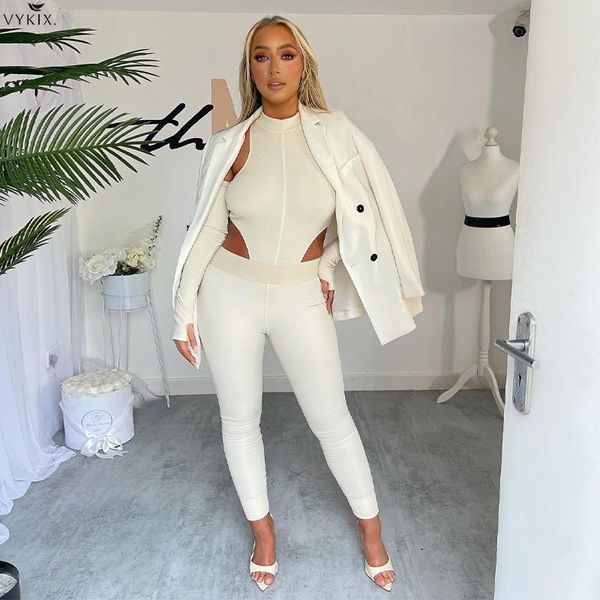 women's two piece pants 2021 women solid ribbed 2 long sleeve off shoulder though bodysuits leggings sets tracksuits sportswear autumn, White
women's two piece pants 2021 women solid ribbed 2 long sleeve off shoulder though bodysuits leggings sets tracksuits sportswear autumn, White