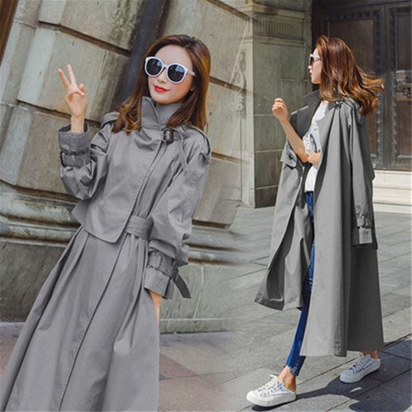 2021 spring new fashion fall /autumn women solid casual simple classic maxi trench long coat female windbreaker outerwear pp455 a4j8, Tan;black
2021 spring new fashion fall /autumn women solid casual simple classic maxi trench long coat female windbreaker outerwear pp455 a4j8, Tan;black