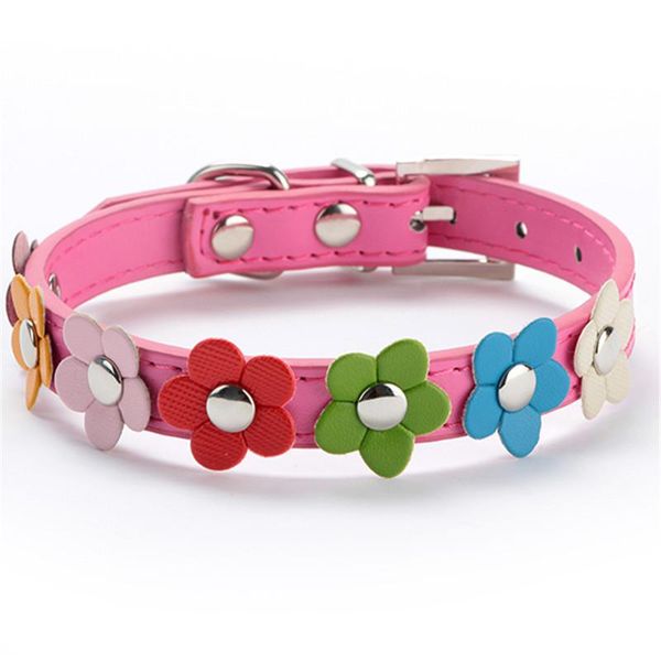sweet flower studded puppy pet dog cat collar leather buckle neck strap collar dog girl collars flowers
sweet flower studded puppy pet dog cat collar leather buckle neck strap collar dog girl collars flowers