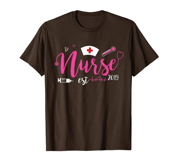new nurse est 2019 shirts nursing school graduation gift t-shirt, White;black
new nurse est 2019 shirts nursing school graduation gift t-shirt, White;black