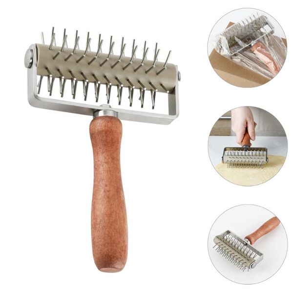 rolling pins & pastry boards handle roller docker stainless pizza dough cake pie baking tool
rolling pins & pastry boards handle roller docker stainless pizza dough cake pie baking tool