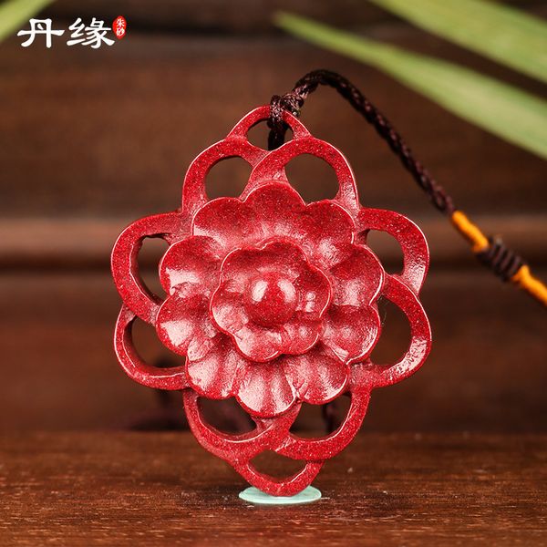 souvenirs guizhou wanshan danyuan cinnabar hollow out window sash pendant high content purple gold sand women's portable accessories
souvenirs guizhou wanshan danyuan cinnabar hollow out window sash pendant high content purple gold sand women's portable accessories