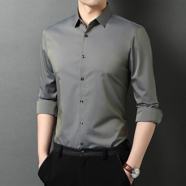 men's casual shirts 2021 spring and autumn shirt men lapel business long-sleeved 199612-139, White;black
men's casual shirts 2021 spring and autumn shirt men lapel business long-sleeved 199612-139, White;black