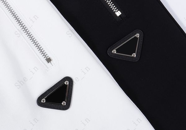 pants women and mens fashion metal triangle letter pattern capris trendy joggers sweat pant high quality, Black;white
pants women and mens fashion metal triangle letter pattern capris trendy joggers sweat pant high quality, Black;white